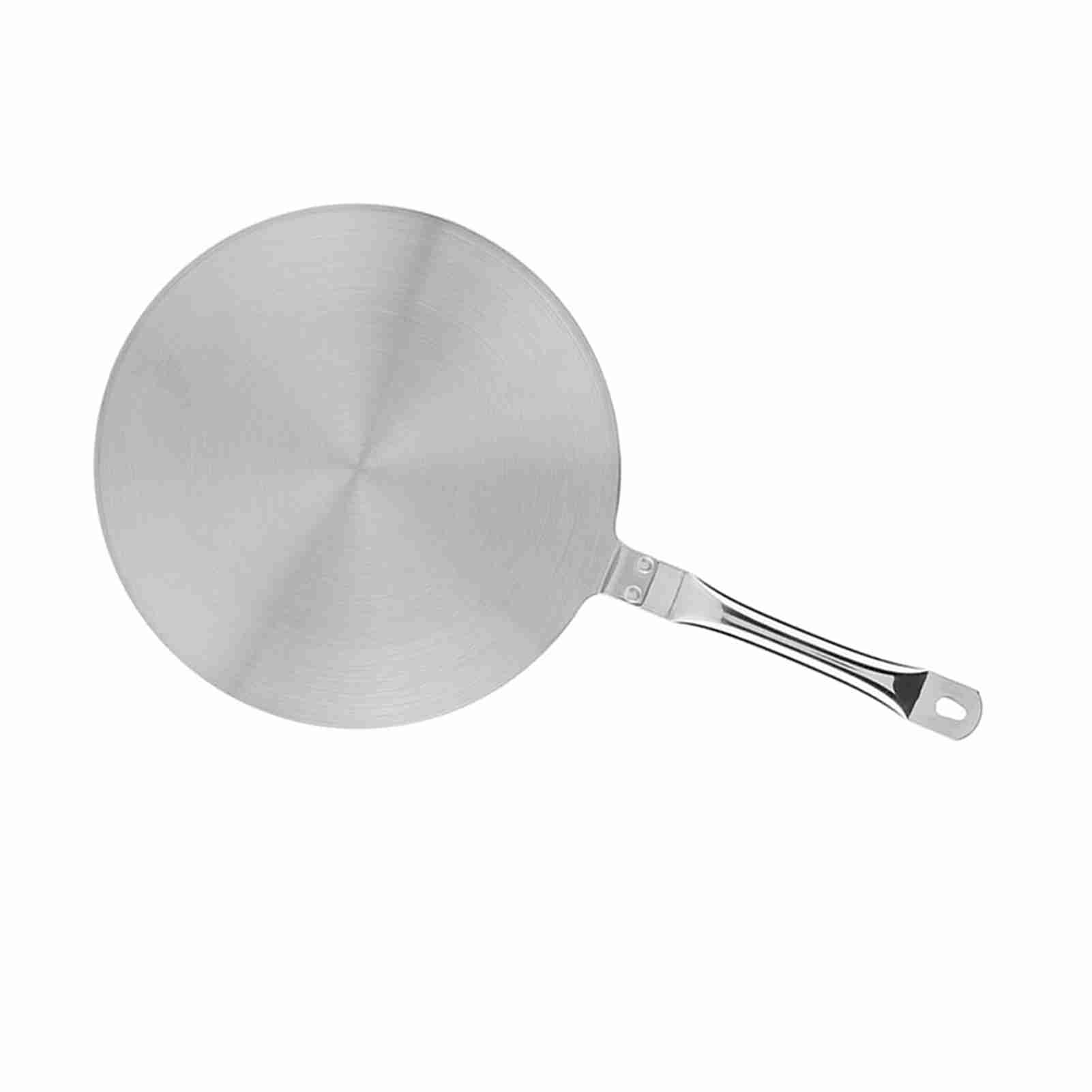 Piastra diffusore di calore per piani cottura a gas e a induzione – Convertitore di calore in acciaio inossidabile per una cottura uniforme, compatibile con pentole non a (24 cm)