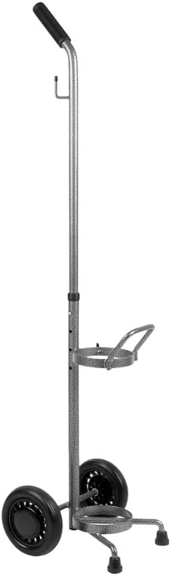 NOVA Medical Products Ortho-Med, Inc. Oxygen Tank Cart with Wheels
