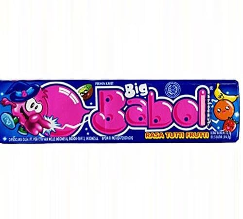Big Babol Chewing Gum Tutti Fruity Flavour 20 Sticks (Imported) 1