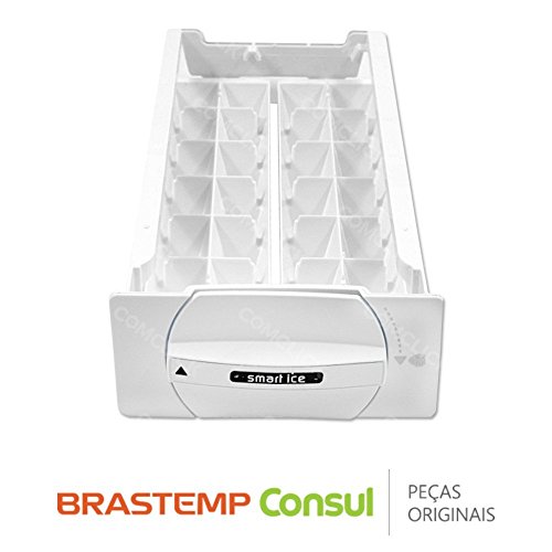Forma de Gelo Smart Ice W10420716 Geladeira Brastemp BRE50N, BRE51N, BRK50N, BRM50N, BRW50N
