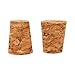 Juvale 100 Pack Size #1 Tapered Cork Plugs for Test Tubes, Mini Bottle Stoppers, DIY Crafts Corks for Special Events like Wedding, Reception, Birthday Parties, Themed Celebrations, 0.4 x 0.3 x 0.5 In
