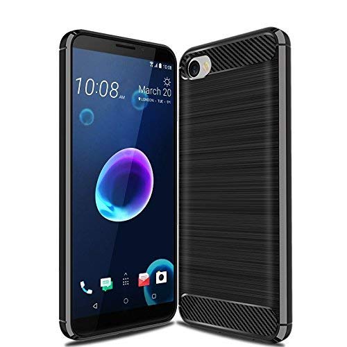 SkyTree Hybrid Ultra Light Slim Shockproof Silicone TPU Anti Slip Scratch Resistant Back Case Cover for HTC Desire 12