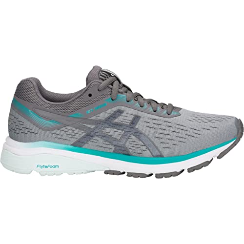 ASICS Women's GT-1000 7 Running Shoes, 8, Stone Grey/Carbon