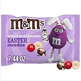 M&M'S White & Dark Chocolate Easter Sundae Candy, 7.44 oz Bag