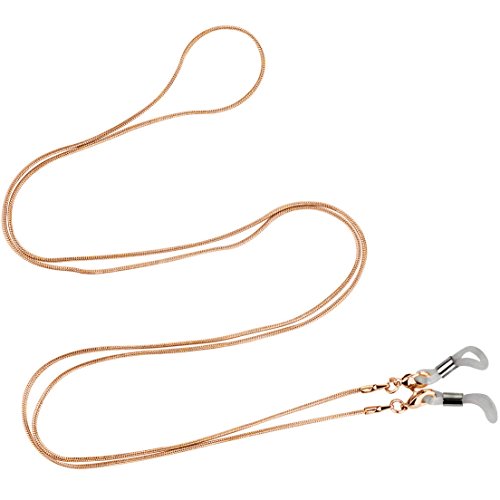 Jmkcoz Stainless Steel Eyeglass Holder Chain 80cm Eyeglass Necklace Chain