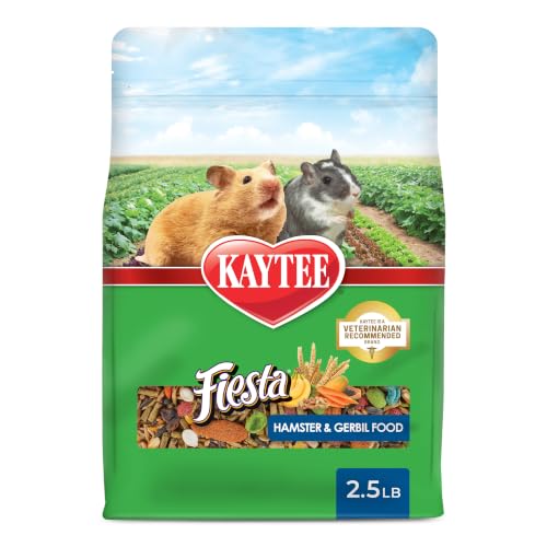 Kaytee Fiesta Mouse & Rat Food, Nutritious and Fun Blend, Supports Dental Health and Digestion, 2 pounds
