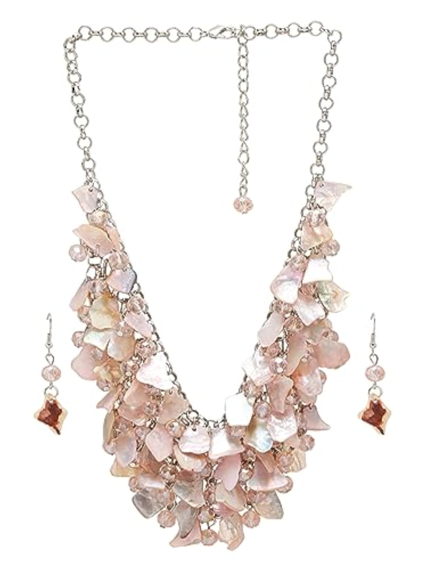 Celebrity Inspired Statement Necklace Set with Earrings