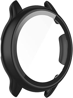 Prolet Screen Protector Case Compatible with Amazfit GTR 2 & Amazfit GTR 2e TPU Slim Bumper Case Cover Smartwatch Accessories(Device Not Included)(Black)