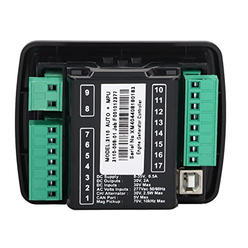 Controlador de generador DSE3110 con pantalla LCD retroiluminada y modulo de control programable 7