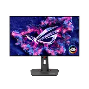 ASUS ROG Strix 27” 1440P OLED Gaming Monitor (XG27AQDMG) – QHD, Glossy OLED, 240Hz, 0.03ms, Custom Heatsink, Anti-Flicker,Uniform Brightness, G-SYNC Compatible, 99% DCI-P3, DisplayWidget,