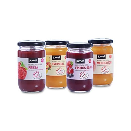 Mermelada de MULTISABOR sin azúcar extra JUMEL con STEVIA. Mermelada gourmet con todo el sabor. Pack de 4 unidades (1,49 € / unidad). A PARTIR DE 15€ PORTES GRATIS.