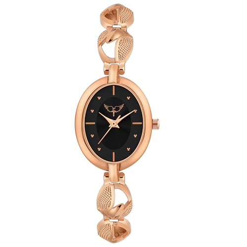 Image of WHITE BIRD Premium Quartz Analog Champagne Oval Dial Stainless Steel Strap Watch for Women