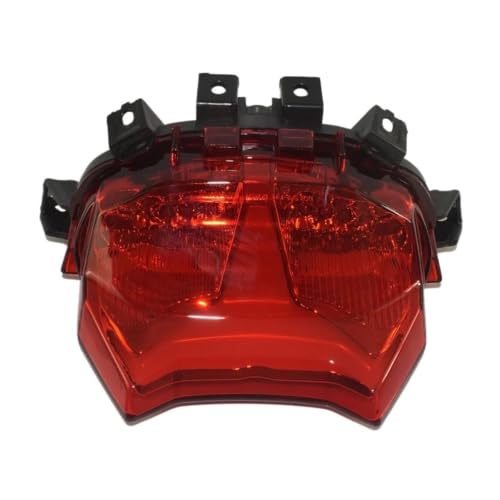 Luz trasera LED para MT-09 SP 2024 con intermitentes integrados y lente roja para moto