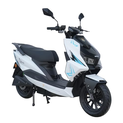 Image of ZELIO Xmen 2.0 Electric Scooter | 72V /32AH Battery, 70-120 KM Range, 4-5 Hrs Charge, Powerful Suspension, Anti-Theft Alarm, USB Port