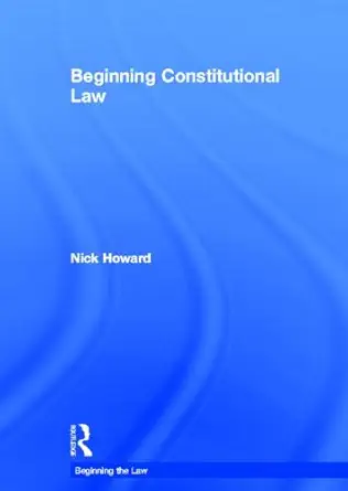 Beginning Constitutional Law book cover