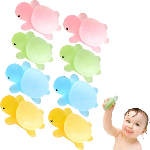 Jabón de aceite esencial artesanal Little Turtle (2025), con ingredientes naturales, ideal para niños, ideal para la higiene del hogar y como regalo para lavarse las manos y la cara. (8PC)