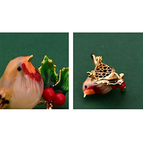 Broche agate rouge et pie WXKAGF pour sublimer une robe de soirée