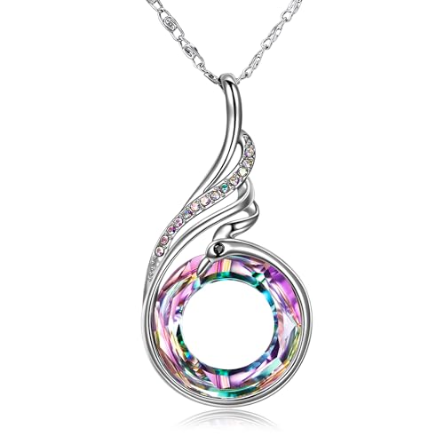 Image of Kate Lynn Rise From the Ashes Phoenix Pendant Necklace for Women | Symbol of Strength & Rebirth, Meaningful Birthday Gift for Women