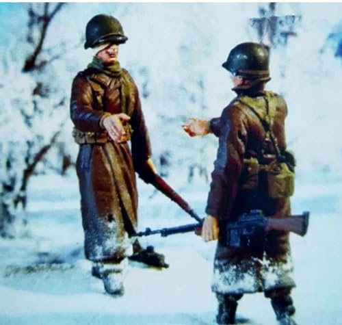 Soldats américains GM2 échelle 1/35 en résine haute fidélité pour diorama