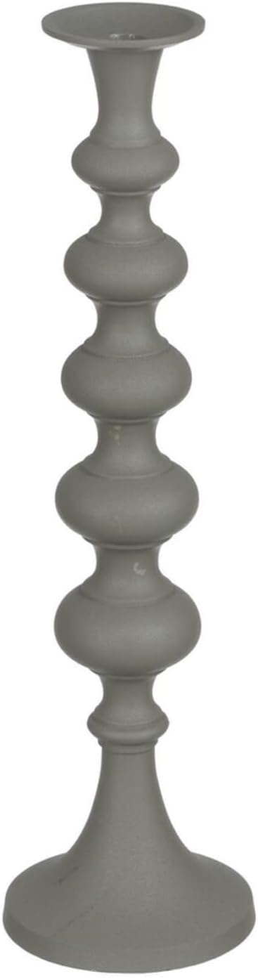 Candle Holder 13 x 13 x 47 cm Aluminium Green