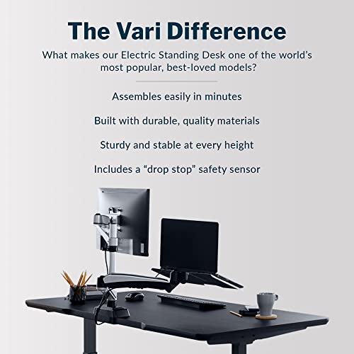 Electric Standing Desk with Drawers