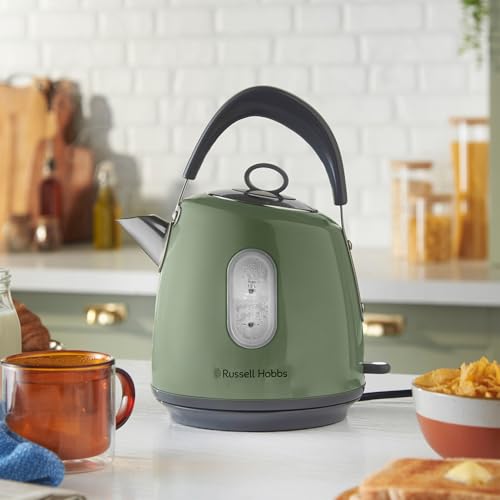 Russell Hobbs Stylevia 1.5L Kettle and 4 Slice Toaster Sage