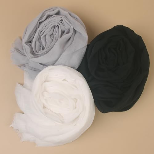 Premium Rayon Cotton Casual Scarves，Oversized Lightweight Shawl, Soft Breathable Fashion Head Wraps for Unisex2