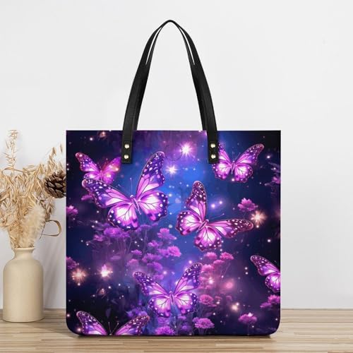 Sac à main violet résistant pour le travail et le quotidien - 3