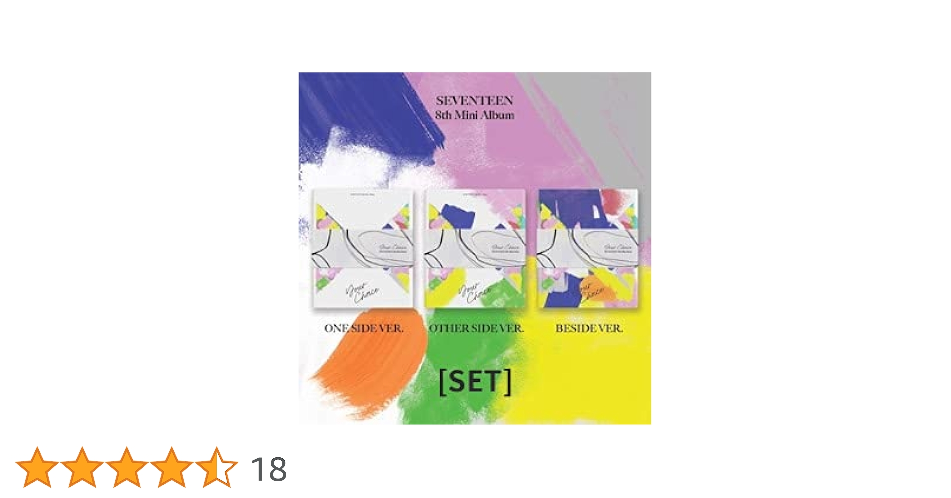 your choice アルバム まとめ売り セット SEVENTEEN｜韓国8枚目のミニアルバム『Your Choice