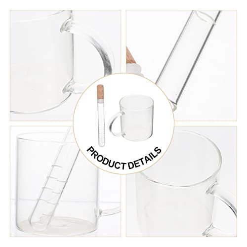 HEMOTON 1 Conjunto de Té Infusor Glasstea Cup Filtro de Té Transparente Colador Colander Kung Fu Té Accesorios de… - Imagen 8
