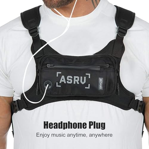 Sac de Poitrine Pour Homme et Femmes, Tactique Imperméable avec Trou pour Téléphone et Réfléchissant - Pour la Course à Pied, le Sport – vue 2