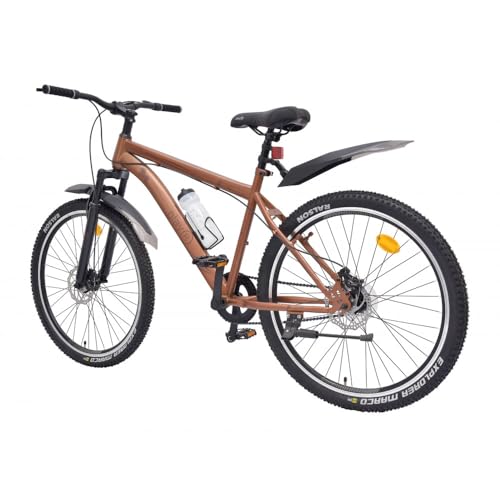 Image of playR Stallion Cycle 27.5 Inch Single Speed - Front Wheel Shock Abs Front and Rear Disc Brake for Durable City Bicycle & Outdoor Adventure Bike for Men & Women All Season