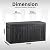 DRATO 90 Gallon Deck Boxes Outdoor Waterproof, Resin Large Lockable Storage Box with Lid, Outdoor Storage Bench Patio Cushions Furniture, Garden Tools, Pool Accessories (Black, 90 Gallon)