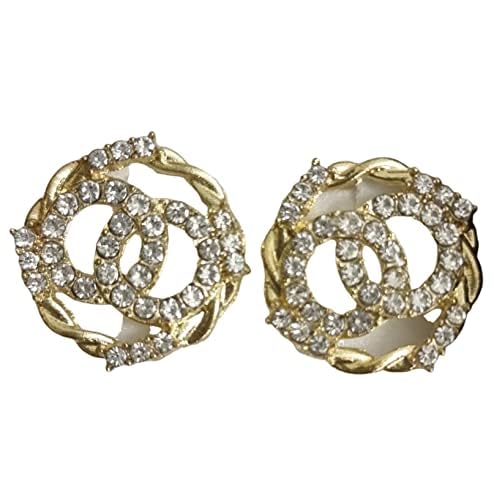 See full amazon price history chart for Upscale Ladies Beautiful Rhinestone Studded Earrings,Circular Stud Earrings, Fashion Jewellery, Gold Plated Perfect Jewellery Gift for Women and Girls - Gold Upscale Ladies Beautiful Rhinestone Studded Earrings,Circular Stud Earrings, Fashion Jewellery, Gold Plated Perfect Jewellery Gift for Women and Girls - Gold (B0B42B86GZ) Amazon Price History, Amazon Price Tracker