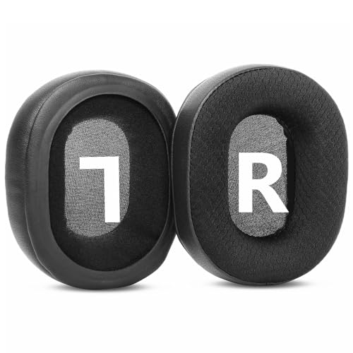 Almohadillas de oreja de gel refrigerante para auriculares Plantronics RIG 800 HD / RIG 800 HS / RIG 800 LX, reemplazo compatible, espuma viscoelástica, color negro miniatura 6