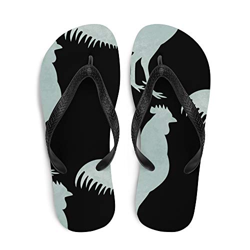 Rooster Bird Farm Animal (478) Flip-Flops
