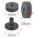 20Pcs Yootones Cymbal Stand Felt Washer & Plastic Drum Cymbal Stand Sleeves Accessories