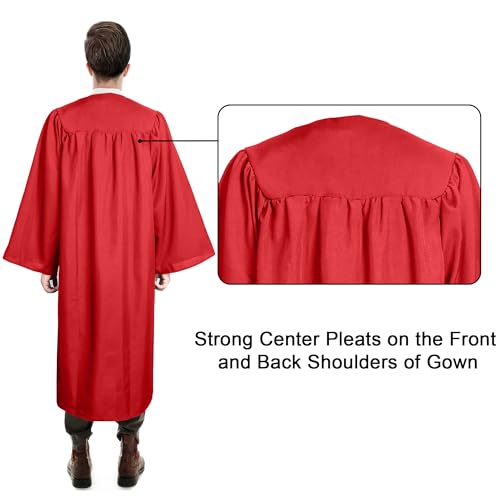 Snapklik.com : TngHui Unisex Matte Graduation Gown For High School ...
