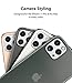 Ringke Camera Styling Aluminum Frame Camera Lens Protector Ring Designed for Both iPhone 11 Pro and iPhone 11 Pro Max (2019) - Silver