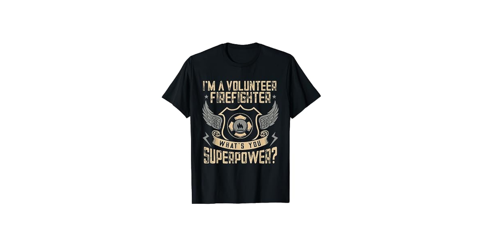 レディースファッション Volunteer Firefighter Fire Dept Logo T-Shirt Firefighter Support T-Shirt | Firefighter.com