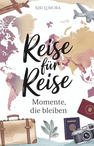 Reise für Reise - Urlaubstagebuch zum Ausfüllen - Halte deine schönsten Urlaubserinnerungen fest - für 50 Urlaubstage, inkl. Bucketlist, Wunschziele & Inhaltsverzeichnis deiner Reisen I Perfektes Geschenk für Reisende & Weltenbummler