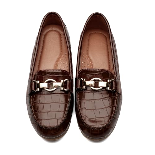 Image of VERDASCO Women's Loafers Comfort Slip-Ons Flat Work Shoes Casual Moccasins Penny Loafers Lady Dress Shoes