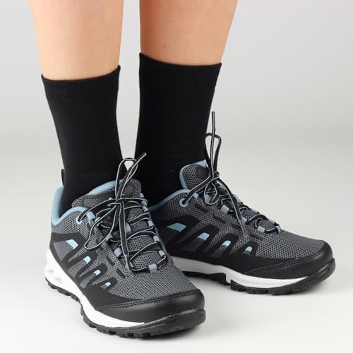 Cotton Day Unisex Little Kids Youth Boys Girls Soft Cotton Crew Dress Socks Seamless Toe 6 Pack 6-8 Years Plain Black M  thumb #4