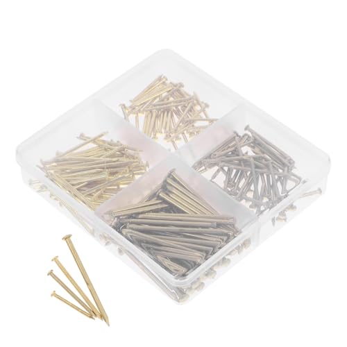 Image of 1set Assorted Hanging Nails Kit for Wall Art and Picture Frames Multi-Specification Hardware Nails for Home Projects and Crafts Finish