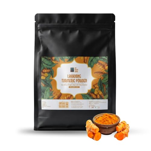 Image of My Pahadi Dukan Lakadong Turmeric Powder 1kg, Pure & Chemical-Free, Single Origin from Meghalaya, High Curcumin 8-10%, Hand-Harvested & Sun-Dried, Strong Aroma & Deep Golden Color