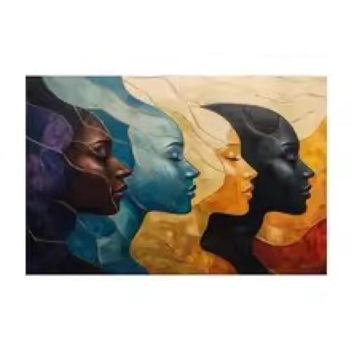 Impression sur toile abstraite et affiche murale haute définition art moderne féminin
