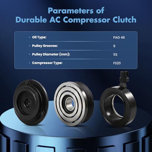 Image of ECCPP A /C Compressor Clutch 2006-2010 Fit for Ford Explorer 4.6L