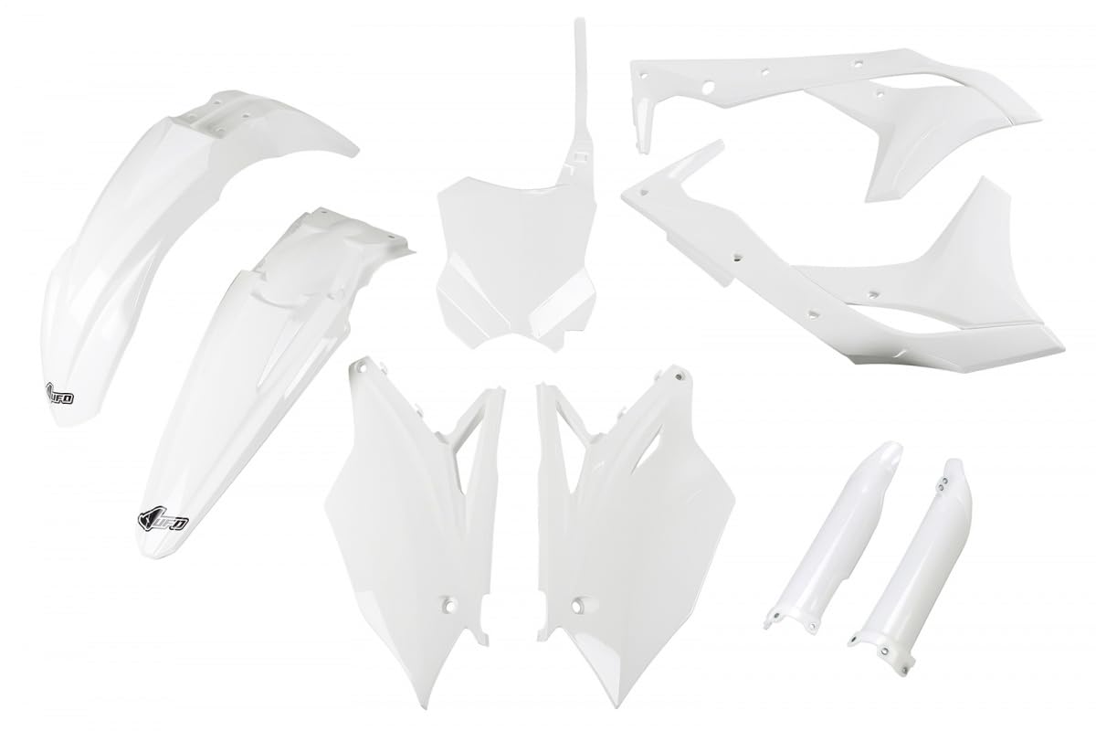 UFO PLAST full KIT WEISS Kawasaki KXF 250 2017-2017, Weiß