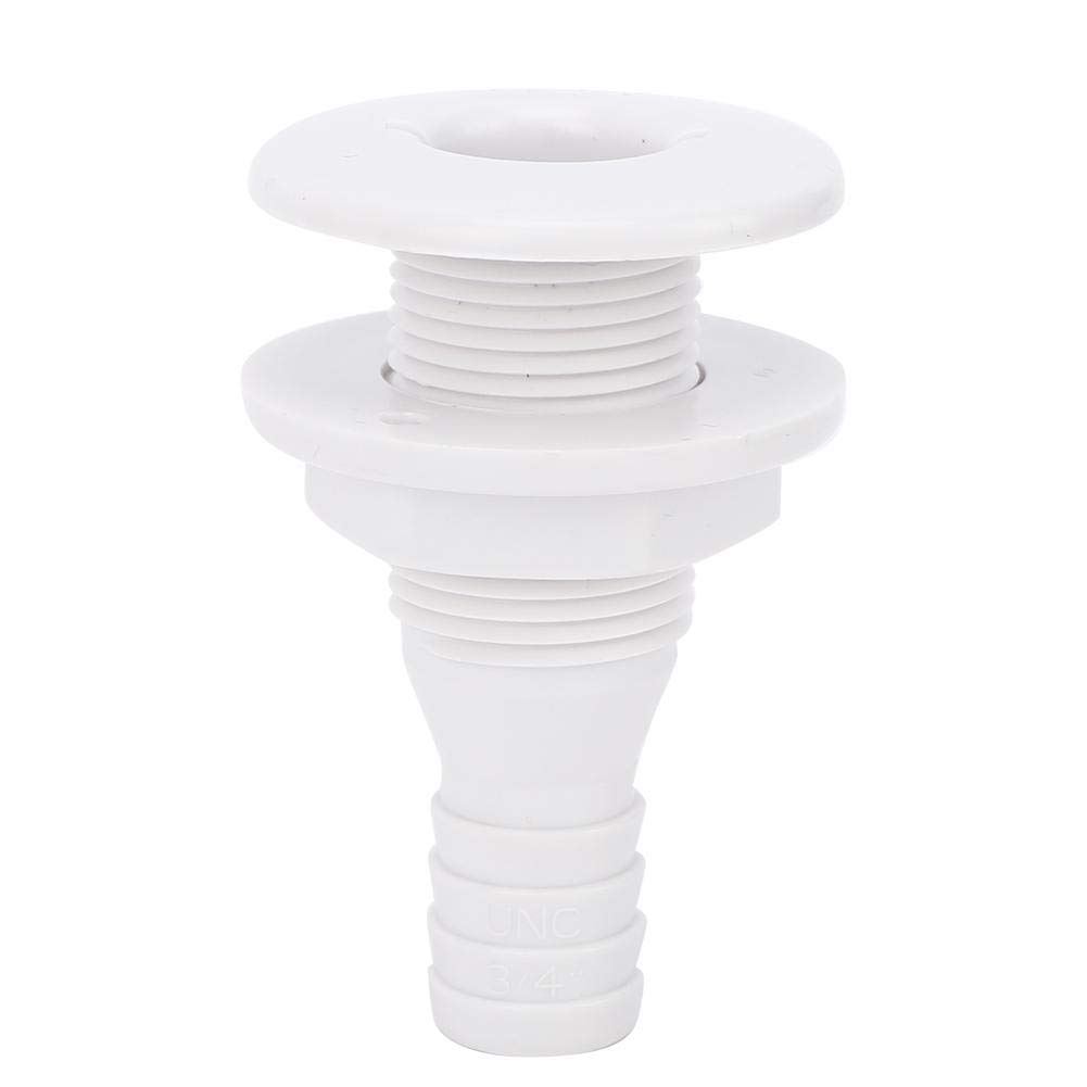 Keenso Sfiato di Scarico della Barca, plastica ABS Resistente Durevole Corpo Barca Fondo Scarico dello sfiato di sentina 5/8 Pollici, 3/4 Pollici, 1 Pollice, 1-1/4 Pollici, 1-1/2 Pollici Canottaggio