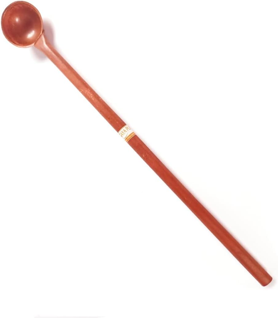 Pure Copper Ghee Havan Spoon, Home Hata Copper Havan Chamach 14 inches
